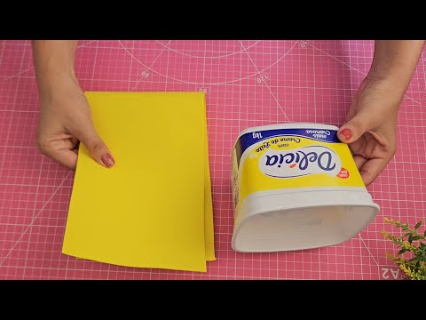 IDEIA incrível com potes de margarina | Faça você mesmo