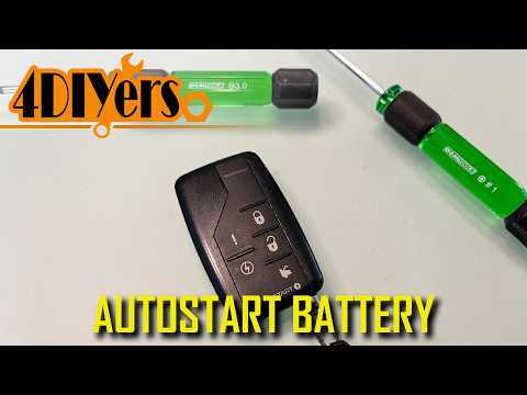 How to Replace the Battery in an Autostart Keyless Remote