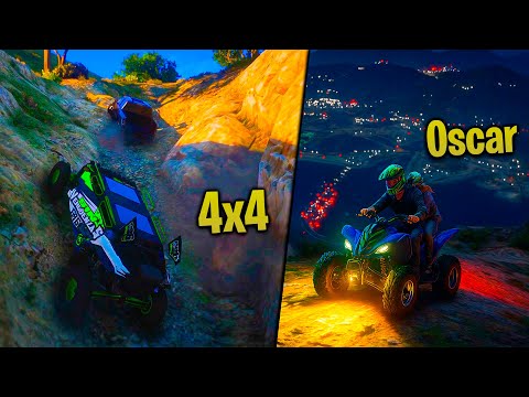 ¡Oscar ARMA PASEO EN CUATRIMOTOS! | GTA V Roleplay