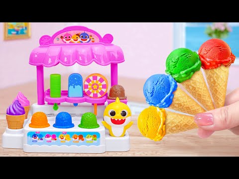💞Rainbow Ice Cream💞Amazing Miniature Rainbow Ice Cream Cake Decorating Ideas Recipe💞By Sweet Baking💞