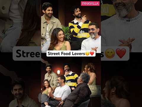The cast of The Ba***ds of Bollywood😍Reveal Their Favourite Street Food🍕#shorts #aryankhan #foodie
