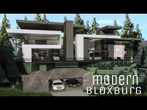 Bloxburg: Mansion Luxury Modern House | House Build | Roblox