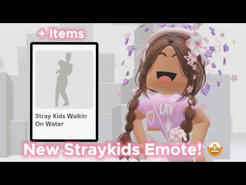 NEW STRAYKIDS EMOTES AND ITEMS-😱🤩👏