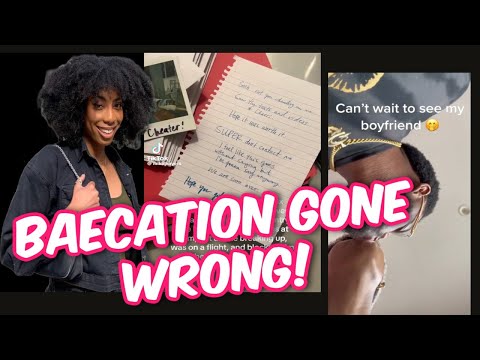 BAECATION GONE WRONG! WOMAN FINDS OUT HER MAN IS CHEATING WHILE ON VACATION! VIDEOS & PHOTOS