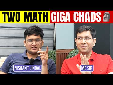 When Two Math Gigachads sit together 🗿| Manoj Chouhan sir | Nishant Jindal