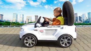 Dima als Polizist und Automechaniker