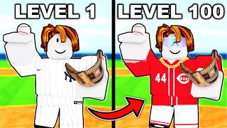 I Reached LEVEL 100 in Roblox SUPERSTAR BASEBALL!