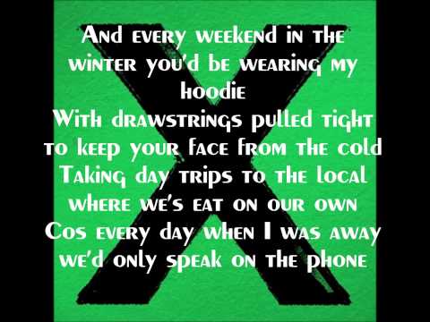 Ed Sheeran-Nina (with lyrics)