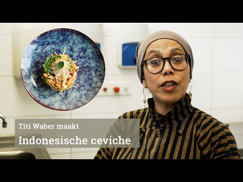 Titi Waber maakt Lawar Nusa Tenggara, Indonesische ceviche