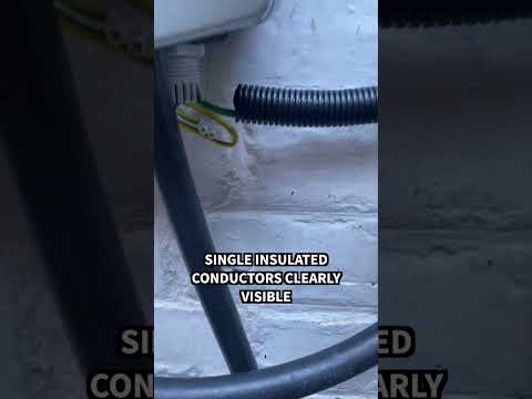 Is this the WORST electric vehicle charger install ever? 😱 #shorts