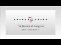 U.S. Government Structure and Powers