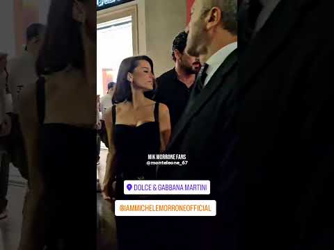 Michele Morrone & Moara Sorio at Dolce & Gabbana party #MilanFashionWeek