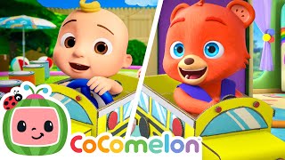 Wheels on the DIY Bus 🚍 | CoComelon Animal Time - Kids Songs