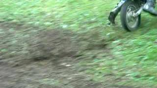 Burnout on my Dirtbike