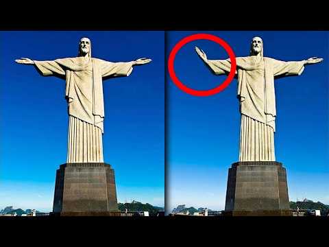 巨大な彫像が動いているところを撮影され、世界に衝撃を与えた！