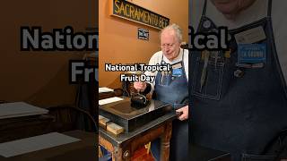 Howard prints a basket of fruit for National Tropical Fruit Day (July 18)