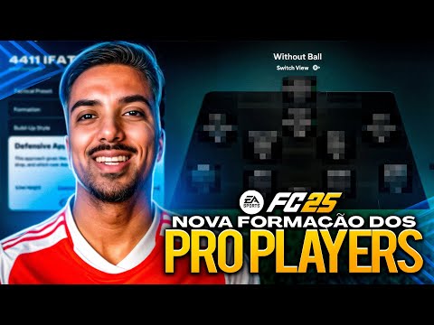 FC 25: A NOVA FORMAÇÃO FAVORITA DOS PRO PLAYERS, É MUITA APELAÇÃO!! 🐐🔥