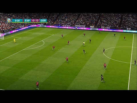 SPAIN vs GERMANY QUARTER FINAL 2024 - UEFA EURO Full Match all goals - Realistic PES Gameplay