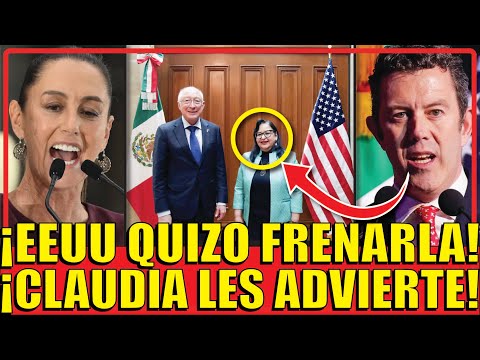 ⚠️DURO GOLPE CONTRA EEUU🚨 QUISIERON FRENAR REFORMA! CLAUDIA LES HACE FUERTE ADVERTENCIA! MEXICO GANÓ