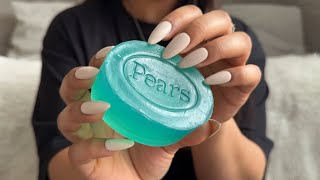 [ASMR] Soap Tapping & Scratching With Lather Sounds 🧼 