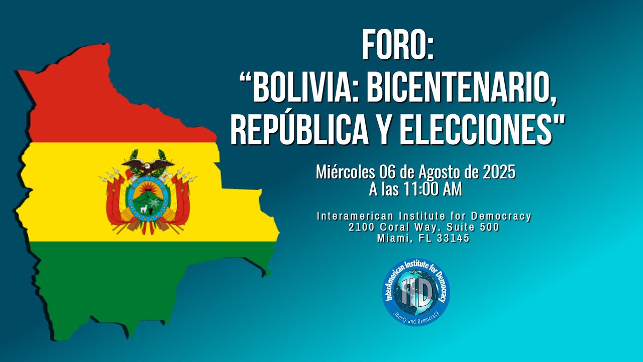Foro "Bolivia: Bicentenario, república y elecciones”