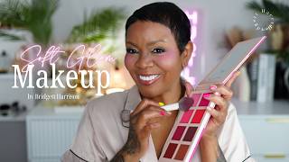Trying "Painted by Ester" Blush Technique Soft Glam Look | Makeup Tutorial Black Women Over 50
