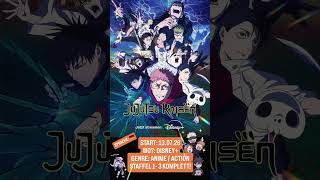 SHORTS: S1 - 3 der Animeserie JUJUTSU KAISEN läuft seit dem 13.07.26 bei Disney+ #jujutsukaisen3