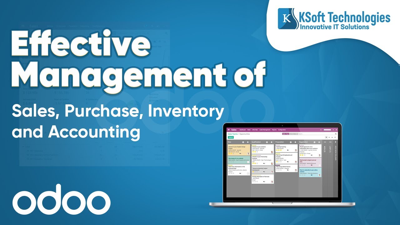 Odoo CRM Sales, Purchase, Inventory and Accounting | Odoo CRM to Accounting Full Workflow Demo | 30.05.2019

Odoo CRM Demo-Open Source CRM software for modern companies. Get more leads, drive more sales, and grow your business ...