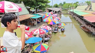 น้องบีม | เดินเล่นที่ตลาดน้ำท่าคา สมุทรสงคราม