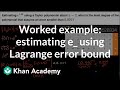 Understanding Taylor Polynomials and Error Bounds
