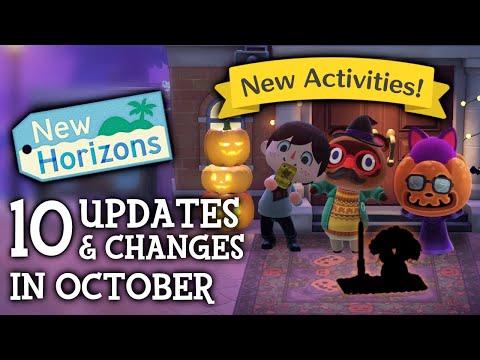 10 UPDATES & CHANGES in October 2024 (New Activities) - Animal Crossing New Horizons