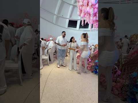 Natti Natasha y Pina se hacen presente en el Gender Reveal de Lele Pons y Guaynaa