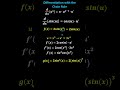 Differentiation and Chain Rule Concepts
