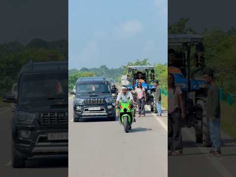 Desi ka Aukat 😱 ||Alta Biker 🔥#shorts #tractor #scorpio #zx10r #youtubeshorts