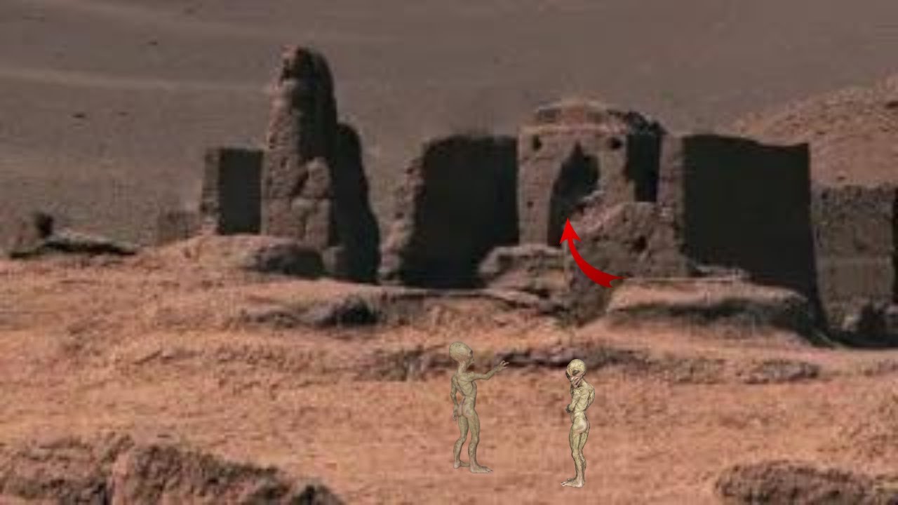 Mars Perseverance Rover capture the remains of an ancient Home aliens on Mars