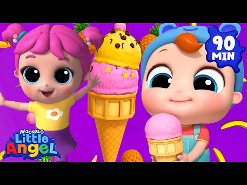 Hot Days, Cold Treats 🍦🍧🍨❄️  | Fun Sing Along Songs by @LittleAngel Playtime