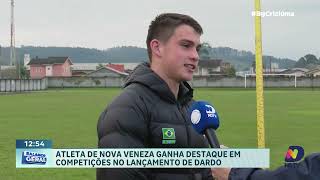Jovem atleta de Nova Veneza se destaca no atletismo internacional