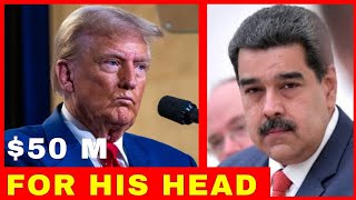US offers $50 million bounty for capture of Venezuelan President Nicolás Maduro