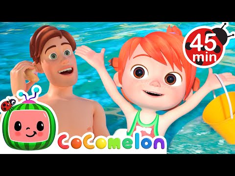 Daddy Daughter Beach Day | Cocomelon 🍉 | Kids Learning Songs! |  Sing Along Nursery Rhymes 🎶