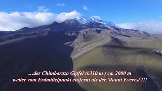 Chimborazo ,Cayambe, Illiniza norte,  mit Marco Cruz auf den Bergen von Ecuador.