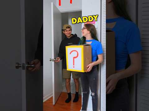 Kiss or mystery gift? #shorts #gift #couple