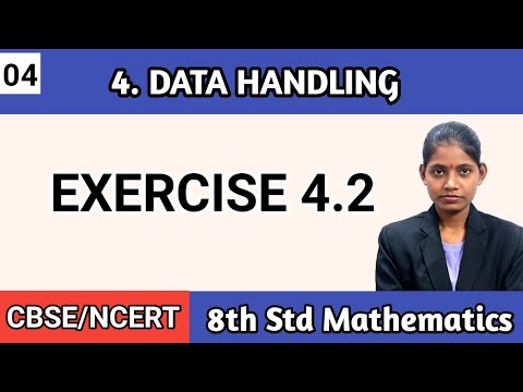 NCERT class 8th mathematics chapter 4 data handling exercise 4.2 solution in hindi