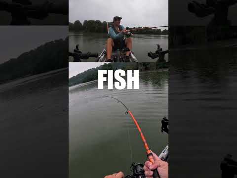 I hooked a fish that turned my kayak sideways