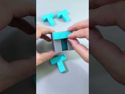 How to put the 6 letter T in the box？#Puzzles #IQ #iqtest