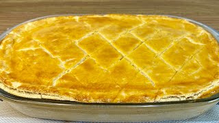 EMPADÃO COM MASSA QUE DERRETE NA BOCA! PERFEITO PARA O ALMOÇO