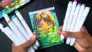 These Two Color Combinations will Change your Drawing🔥 | Anime Drawing