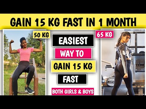 Gain 15 KG Weight FAST in 1 Month | जल्दी से वजन कैसे बढ़ाएं | Gain Weight fast for skinny