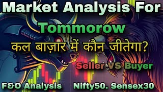 Nifty50 Analysis For Tommorow | Sensex Analysis For Tommorow #stockmarket #marketanalysis 