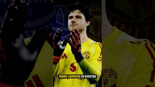 Senne Lammens vs Everton 🧤#lammens #manchesterunited #football