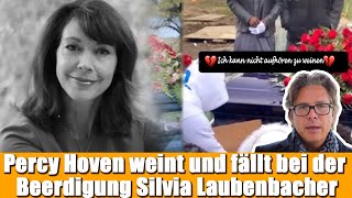 LIVE: Percy Hoven weint und fällt bei der Beerdigung Silvia Laubenbacher